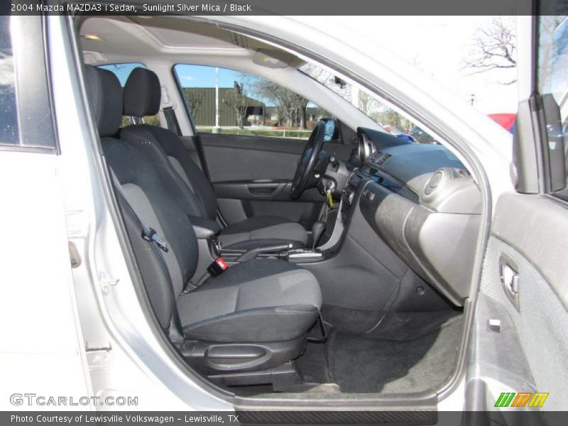 Sunlight Silver Mica / Black 2004 Mazda MAZDA3 i Sedan