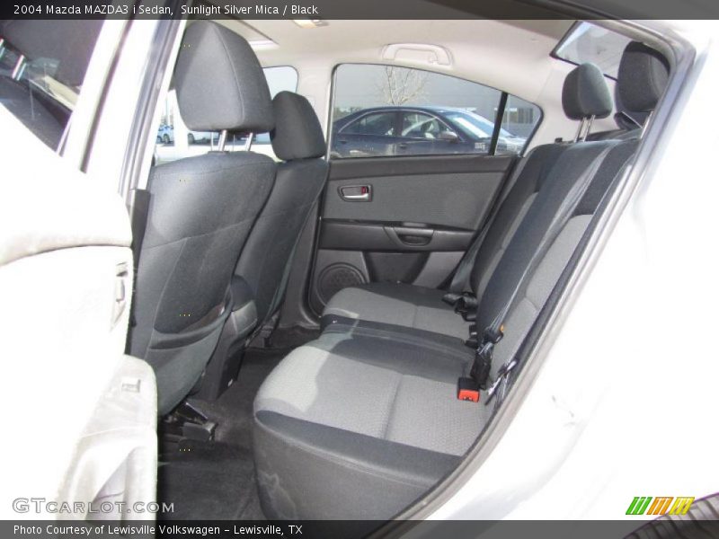 Sunlight Silver Mica / Black 2004 Mazda MAZDA3 i Sedan