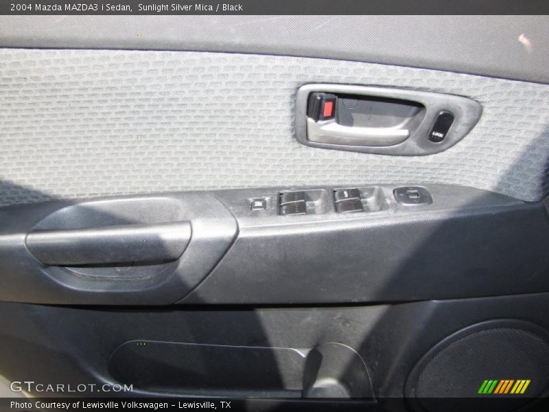 Sunlight Silver Mica / Black 2004 Mazda MAZDA3 i Sedan
