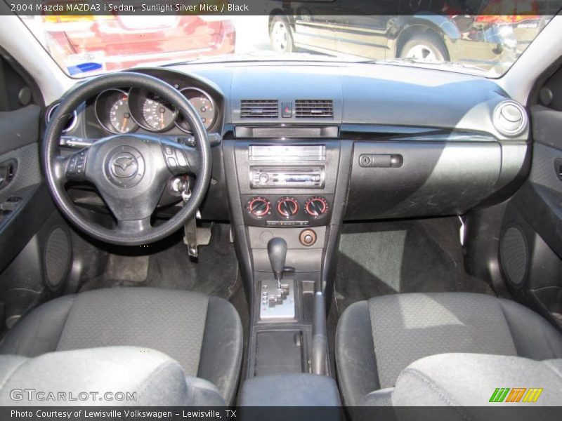 Sunlight Silver Mica / Black 2004 Mazda MAZDA3 i Sedan