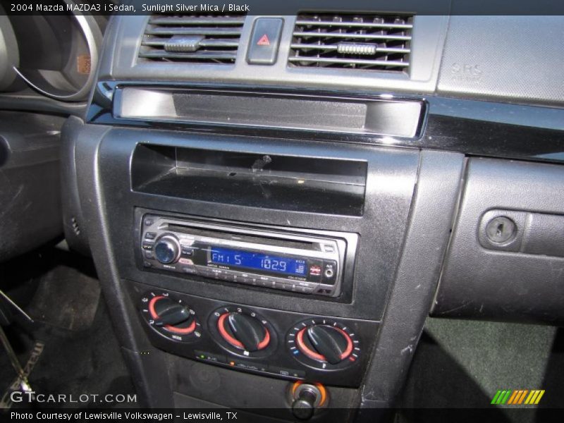 Sunlight Silver Mica / Black 2004 Mazda MAZDA3 i Sedan