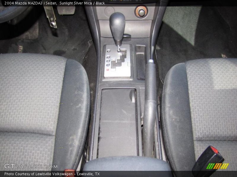 Sunlight Silver Mica / Black 2004 Mazda MAZDA3 i Sedan