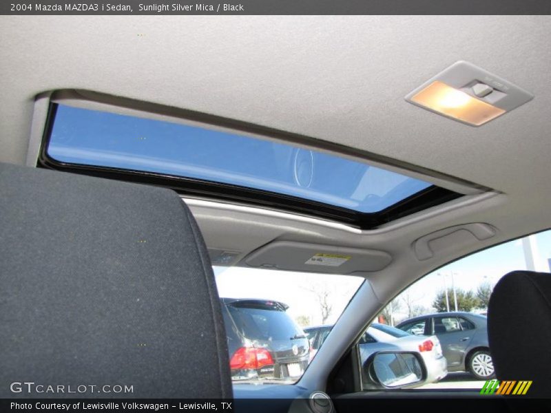 Sunlight Silver Mica / Black 2004 Mazda MAZDA3 i Sedan