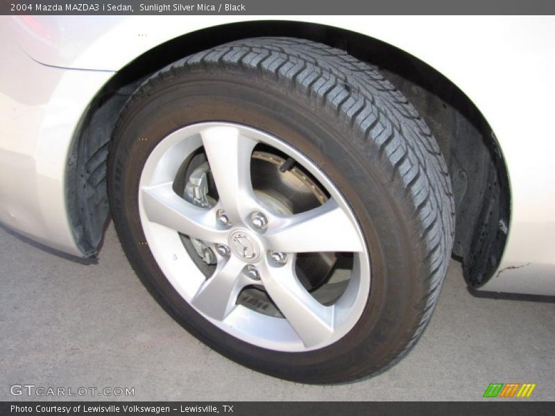 Sunlight Silver Mica / Black 2004 Mazda MAZDA3 i Sedan