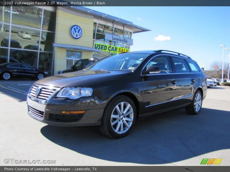 Mocha Brown / Black 2007 Volkswagen Passat 2.0T Wagon