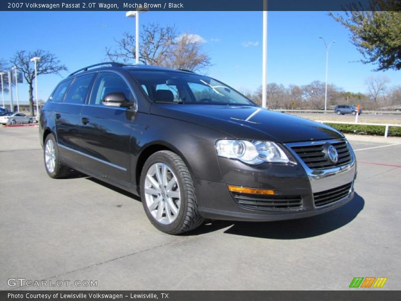 Mocha Brown / Black 2007 Volkswagen Passat 2.0T Wagon