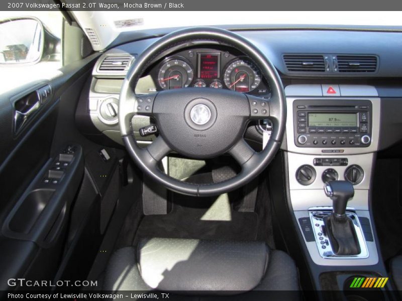 Mocha Brown / Black 2007 Volkswagen Passat 2.0T Wagon