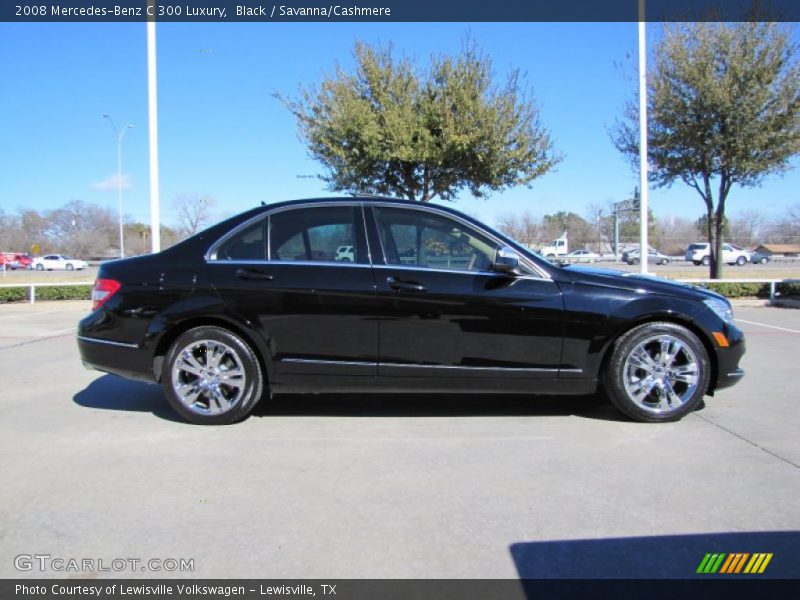 Black / Savanna/Cashmere 2008 Mercedes-Benz C 300 Luxury