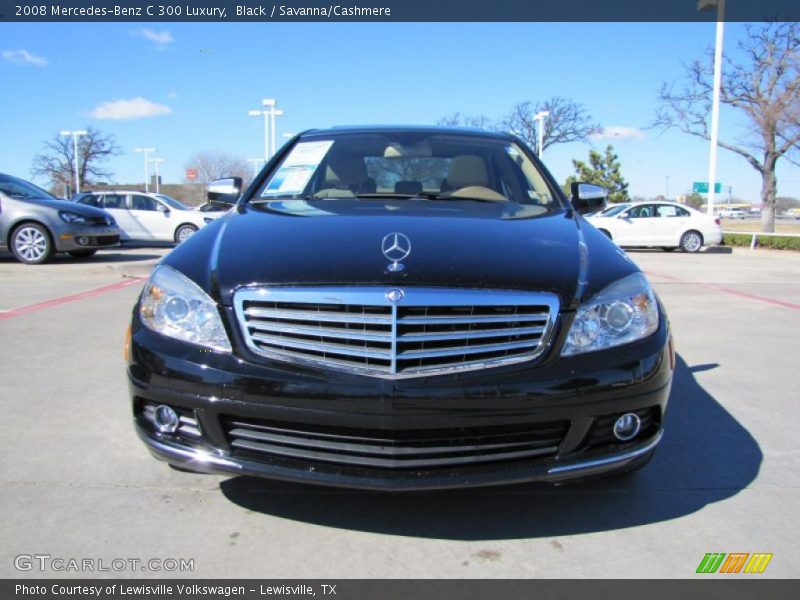 Black / Savanna/Cashmere 2008 Mercedes-Benz C 300 Luxury