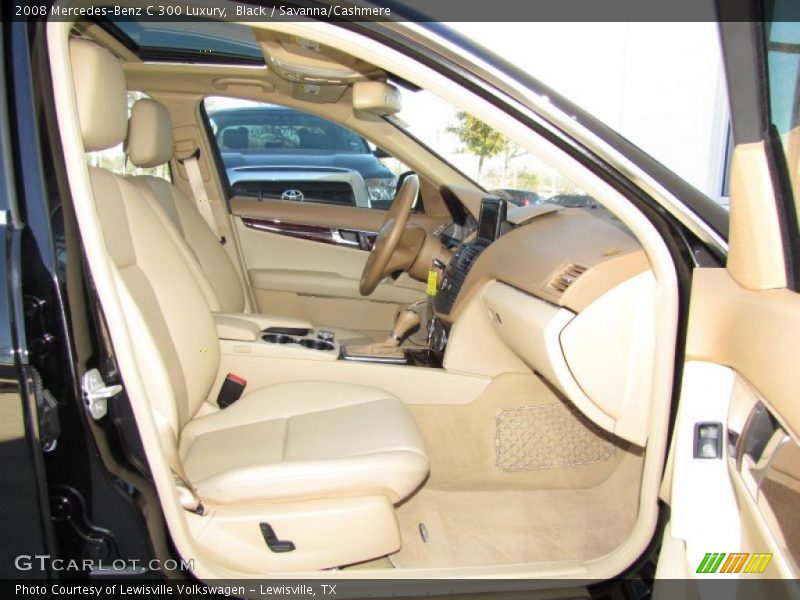 Black / Savanna/Cashmere 2008 Mercedes-Benz C 300 Luxury