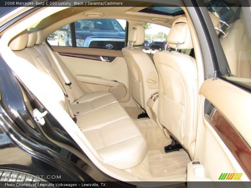 Black / Savanna/Cashmere 2008 Mercedes-Benz C 300 Luxury