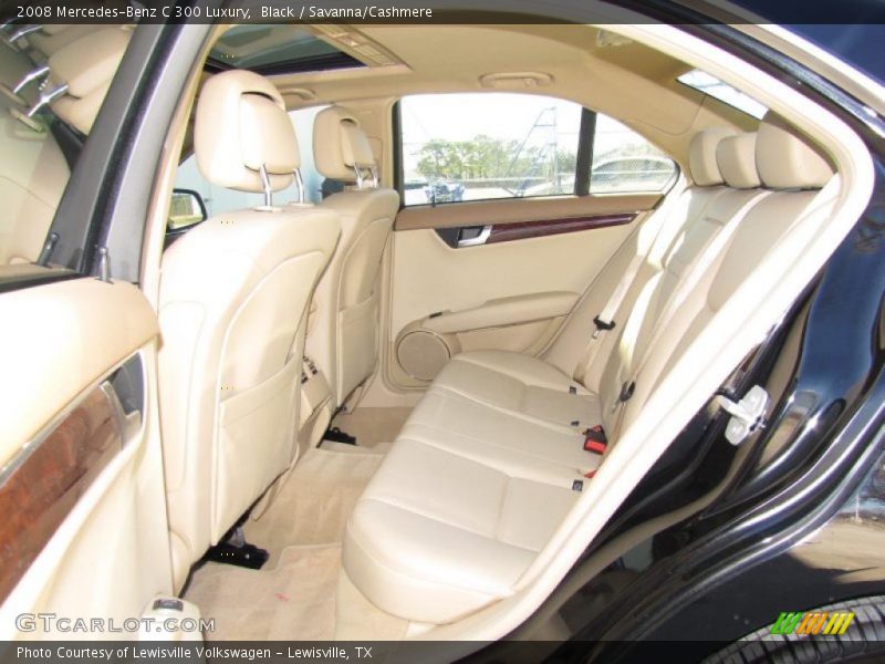 Black / Savanna/Cashmere 2008 Mercedes-Benz C 300 Luxury