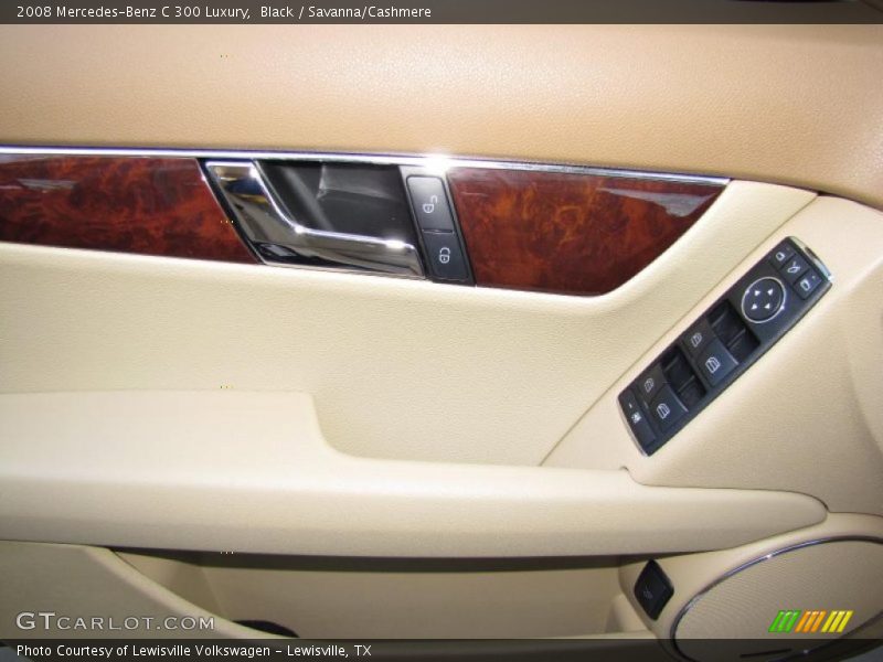 Black / Savanna/Cashmere 2008 Mercedes-Benz C 300 Luxury