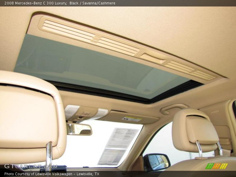 Black / Savanna/Cashmere 2008 Mercedes-Benz C 300 Luxury