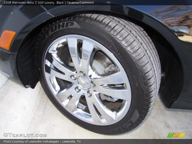 Black / Savanna/Cashmere 2008 Mercedes-Benz C 300 Luxury