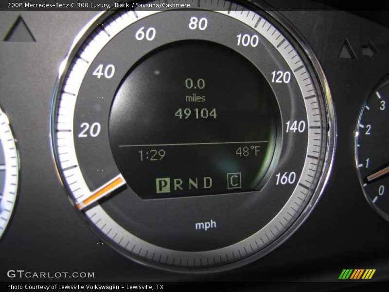Black / Savanna/Cashmere 2008 Mercedes-Benz C 300 Luxury