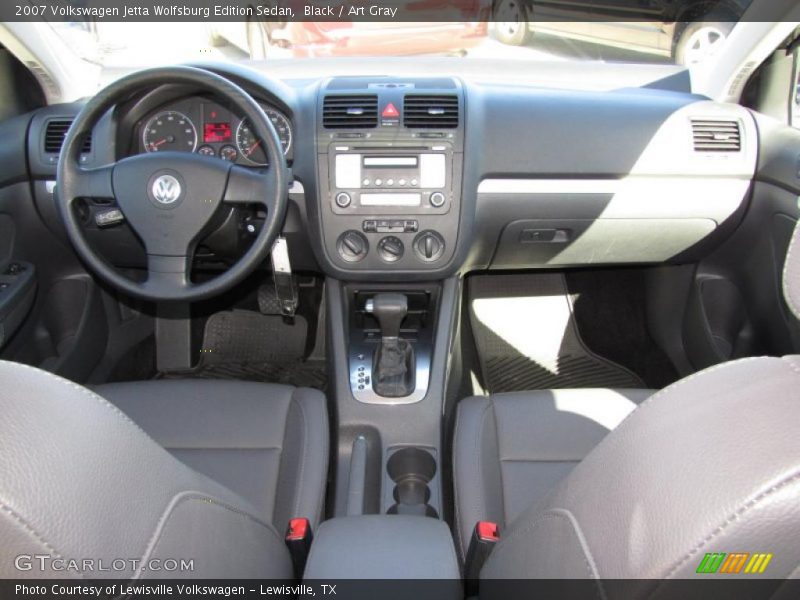 Black / Art Gray 2007 Volkswagen Jetta Wolfsburg Edition Sedan