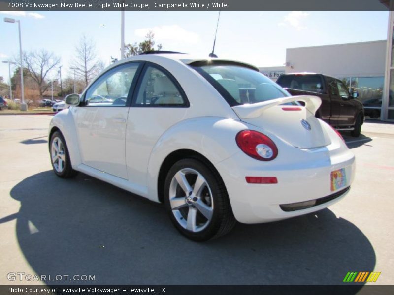 Campanella White / White 2008 Volkswagen New Beetle Triple White Coupe