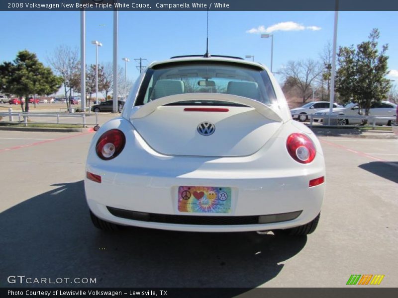 Campanella White / White 2008 Volkswagen New Beetle Triple White Coupe