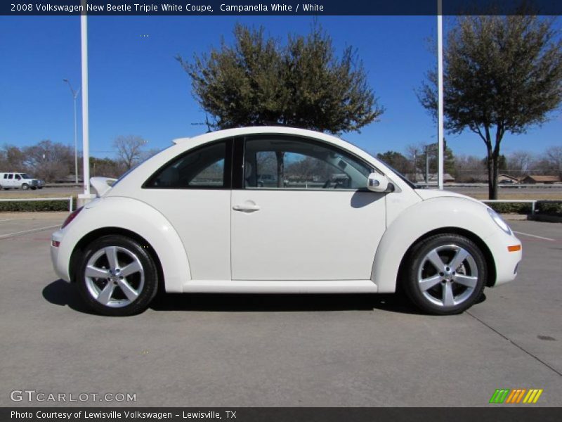  2008 New Beetle Triple White Coupe Campanella White