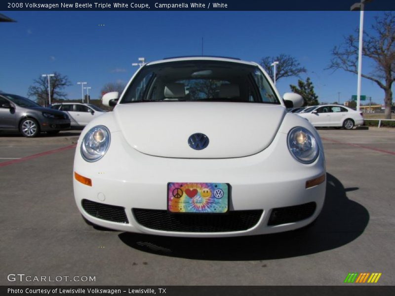 Campanella White / White 2008 Volkswagen New Beetle Triple White Coupe