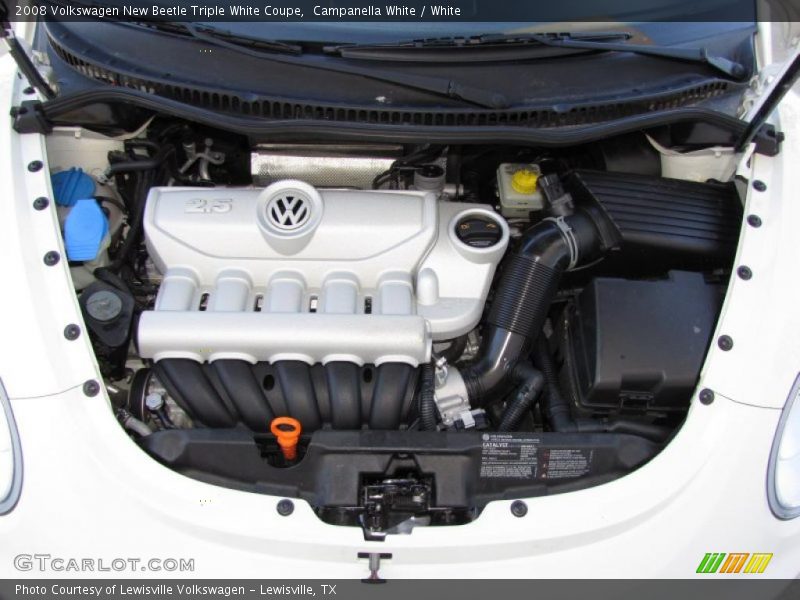  2008 New Beetle Triple White Coupe Engine - 2.5L DOHC 20V 5 Cylinder