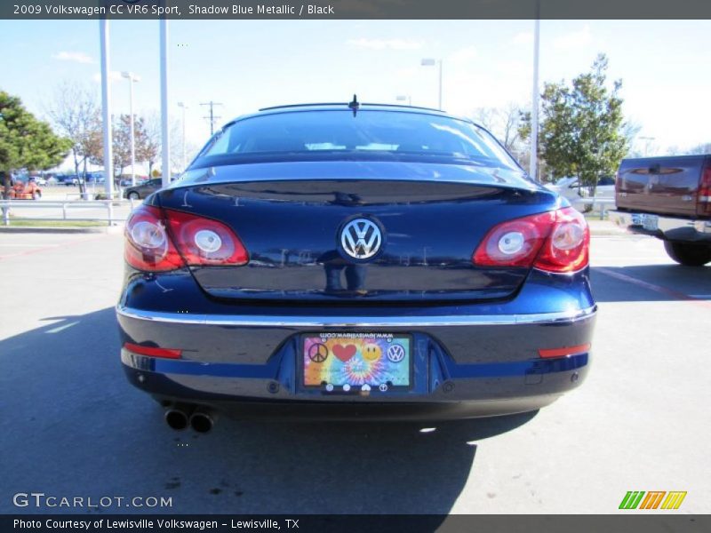 Shadow Blue Metallic / Black 2009 Volkswagen CC VR6 Sport