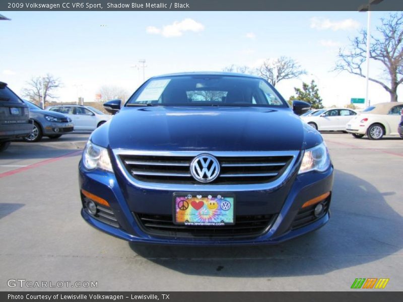 Shadow Blue Metallic / Black 2009 Volkswagen CC VR6 Sport