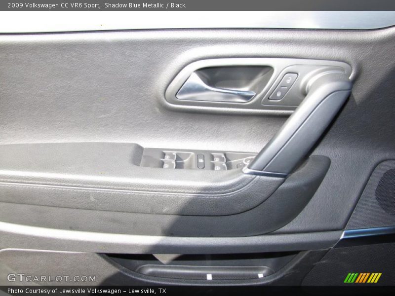 Shadow Blue Metallic / Black 2009 Volkswagen CC VR6 Sport