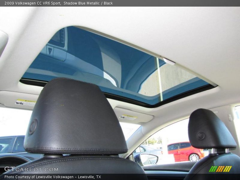 Shadow Blue Metallic / Black 2009 Volkswagen CC VR6 Sport