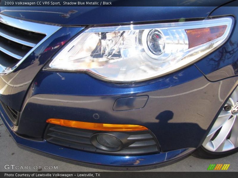 Shadow Blue Metallic / Black 2009 Volkswagen CC VR6 Sport