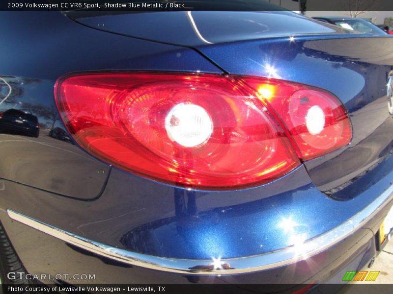 Shadow Blue Metallic / Black 2009 Volkswagen CC VR6 Sport