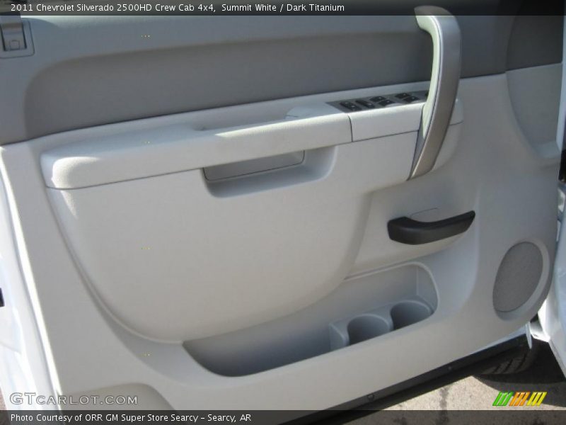 Summit White / Dark Titanium 2011 Chevrolet Silverado 2500HD Crew Cab 4x4