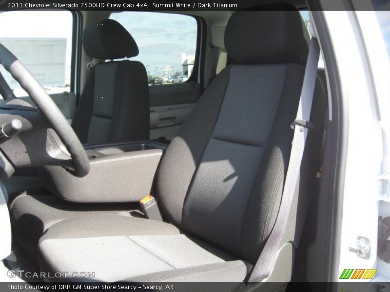 Summit White / Dark Titanium 2011 Chevrolet Silverado 2500HD Crew Cab 4x4