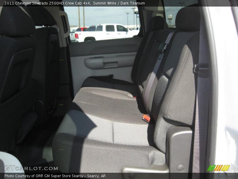 Summit White / Dark Titanium 2011 Chevrolet Silverado 2500HD Crew Cab 4x4