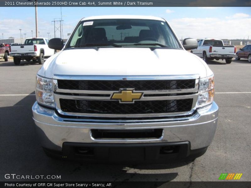 Summit White / Dark Titanium 2011 Chevrolet Silverado 2500HD Crew Cab 4x4