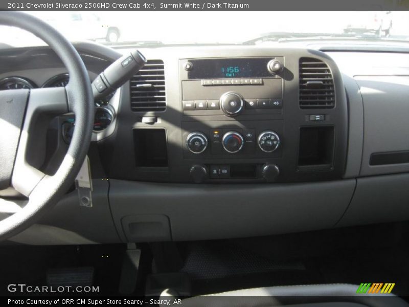 Summit White / Dark Titanium 2011 Chevrolet Silverado 2500HD Crew Cab 4x4