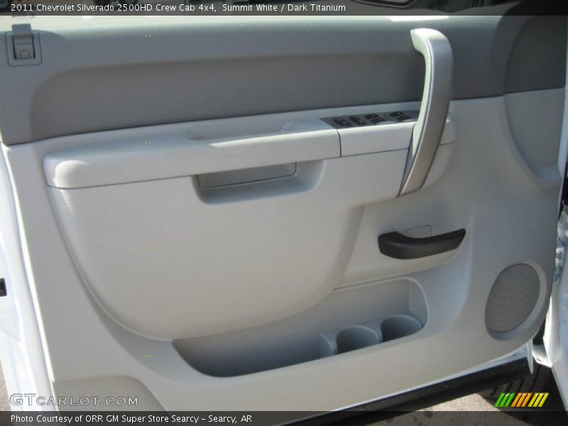 Summit White / Dark Titanium 2011 Chevrolet Silverado 2500HD Crew Cab 4x4