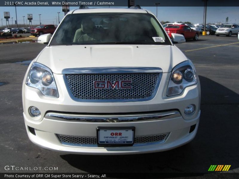 White Diamond Tintcoat / Cashmere 2011 GMC Acadia Denali