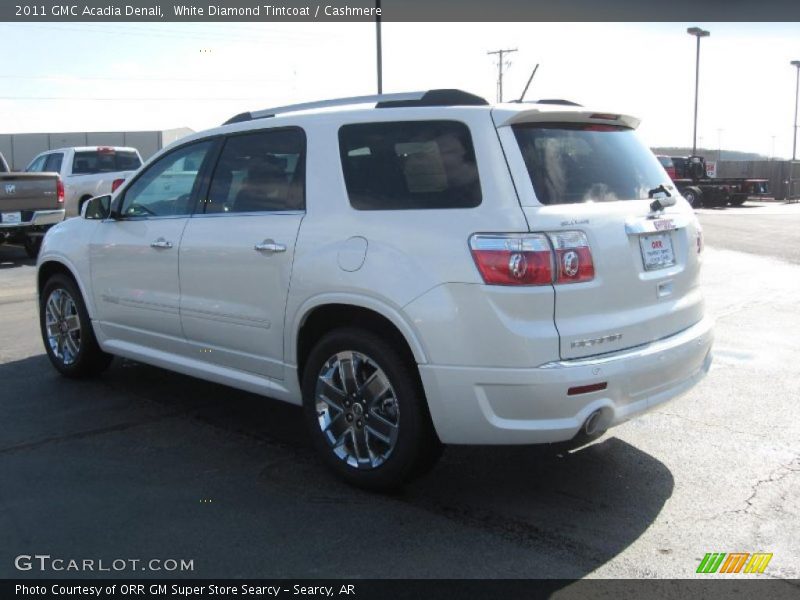 White Diamond Tintcoat / Cashmere 2011 GMC Acadia Denali