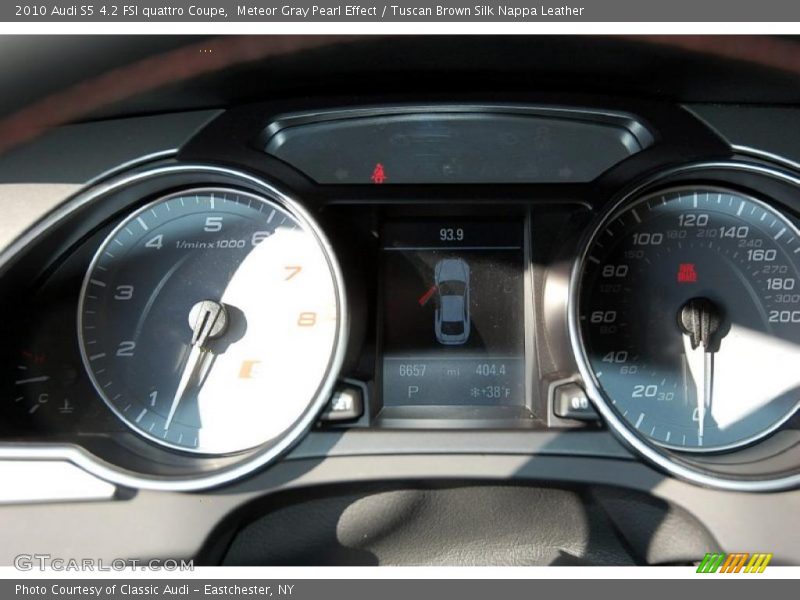 Meteor Gray Pearl Effect / Tuscan Brown Silk Nappa Leather 2010 Audi S5 4.2 FSI quattro Coupe