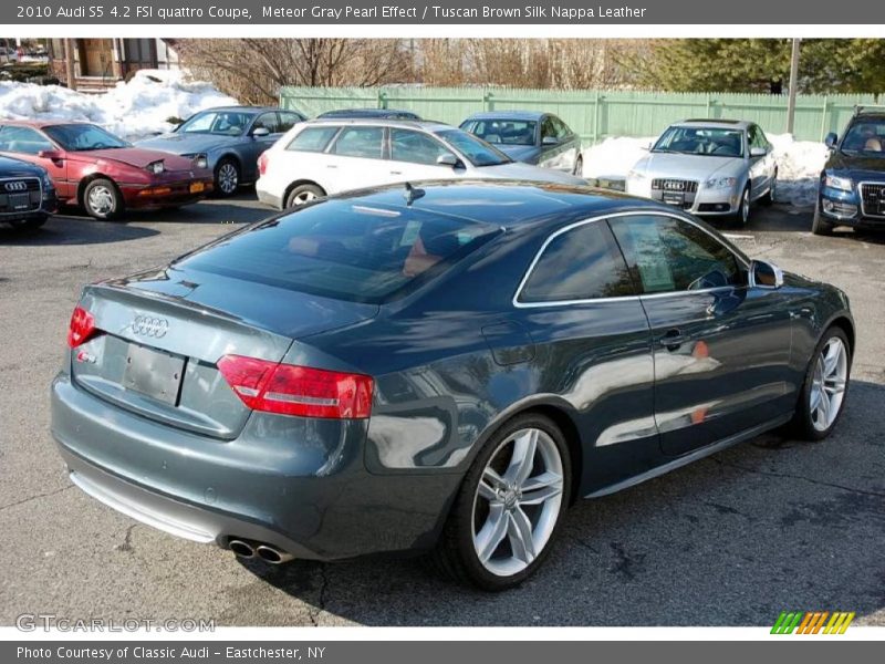 Meteor Gray Pearl Effect / Tuscan Brown Silk Nappa Leather 2010 Audi S5 4.2 FSI quattro Coupe
