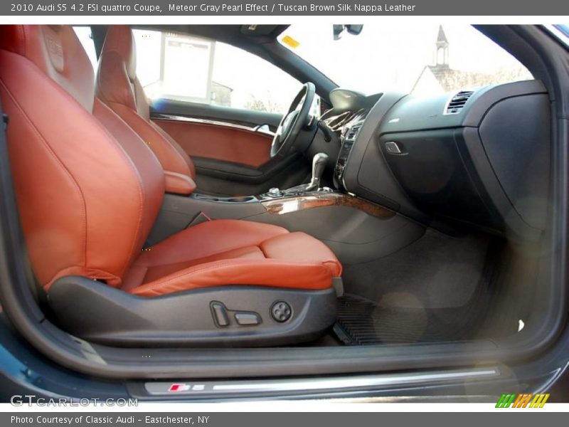 Meteor Gray Pearl Effect / Tuscan Brown Silk Nappa Leather 2010 Audi S5 4.2 FSI quattro Coupe