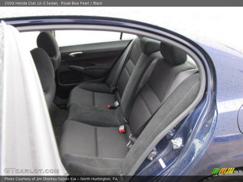 Royal Blue Pearl / Black 2009 Honda Civic LX-S Sedan