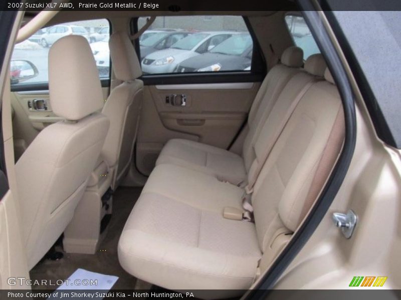 Prairie Gold Metallic / Beige 2007 Suzuki XL7 AWD