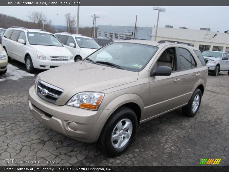 Sand Beige / Beige 2009 Kia Sorento LX 4x4