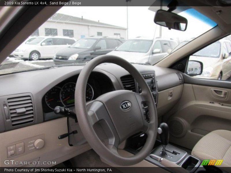 Sand Beige / Beige 2009 Kia Sorento LX 4x4