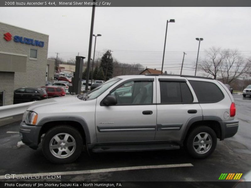 Mineral Silver Metallic / Gray 2008 Isuzu Ascender S 4x4