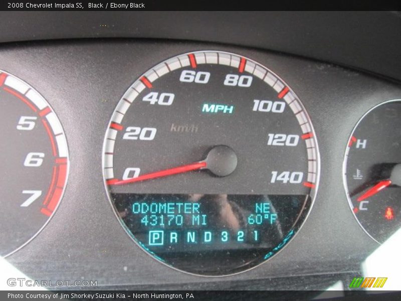 Black / Ebony Black 2008 Chevrolet Impala SS