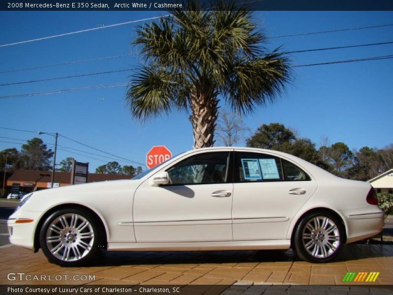 Arctic White / Cashmere 2008 Mercedes-Benz E 350 Sedan